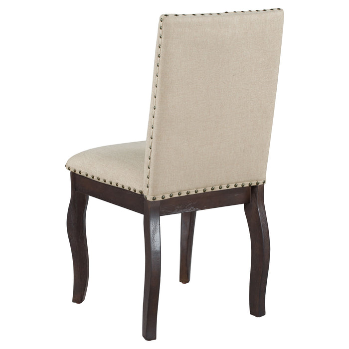 Upholstered Dining Chairs With Nailhead (Set of 2)