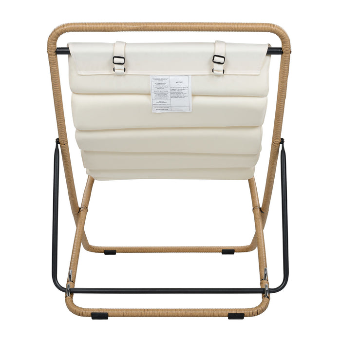 Outdoor Folding Chair With Adjustable Backrest (Set of 2)