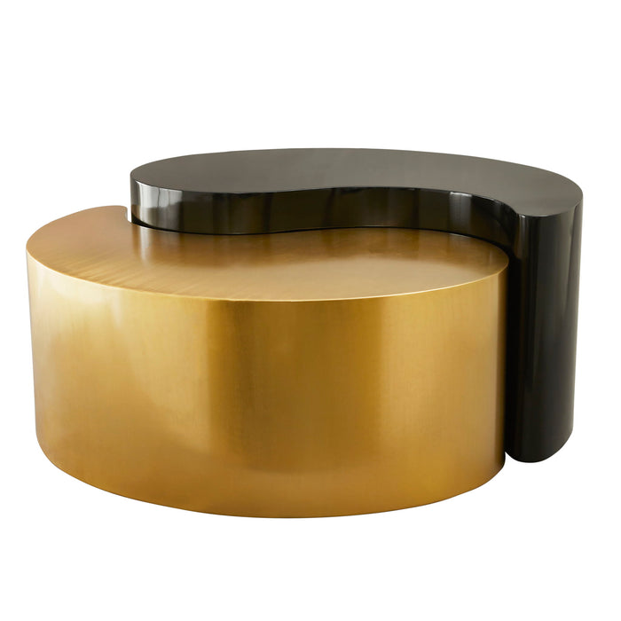 Ying Yang - Coffee Table - Gold / Black