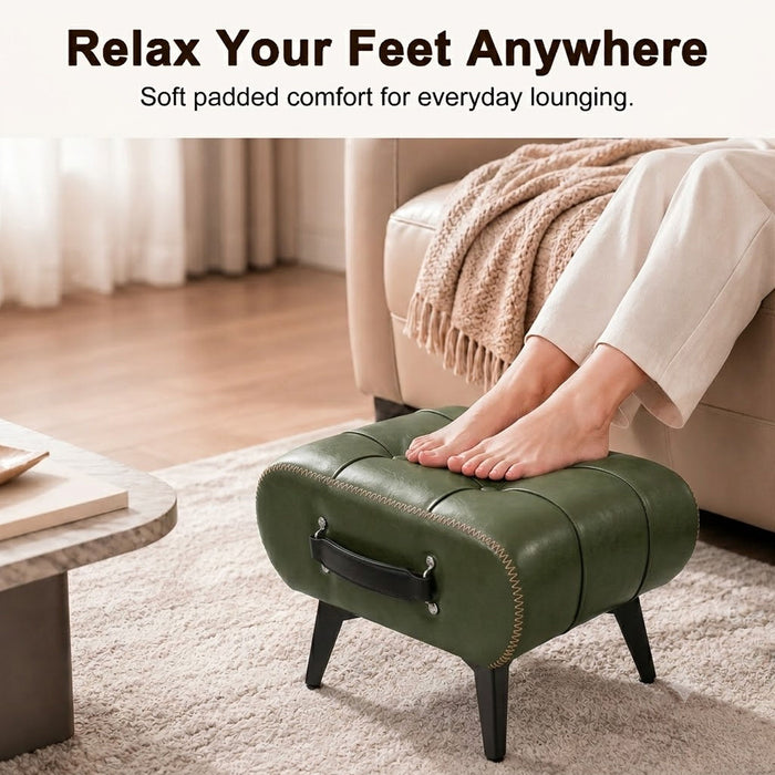 Minimalist Footstool With Hidden Storage