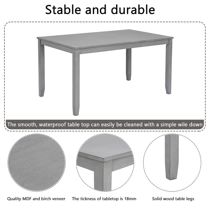 Kitchen Dining Set, Rectangular Dining Table