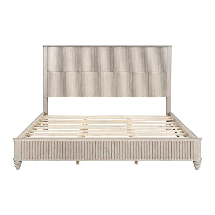 Platform Bed Frame & Tall Headboard