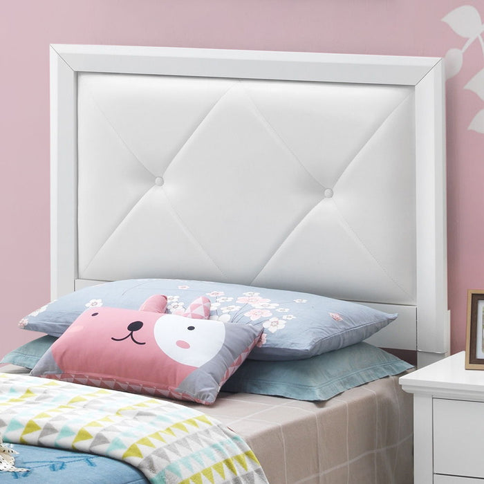 Padded Headboard Bed