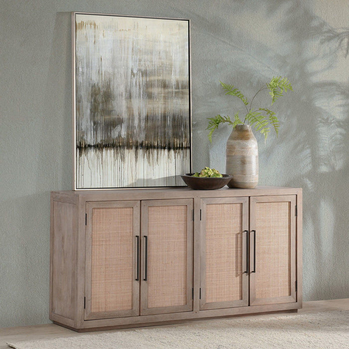 Jensen - 4 Door Cabinet - Meadow Taupe