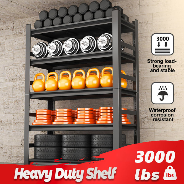 5 Tier Heavy Duty Shelving Unit Adjustable Shelving Units
