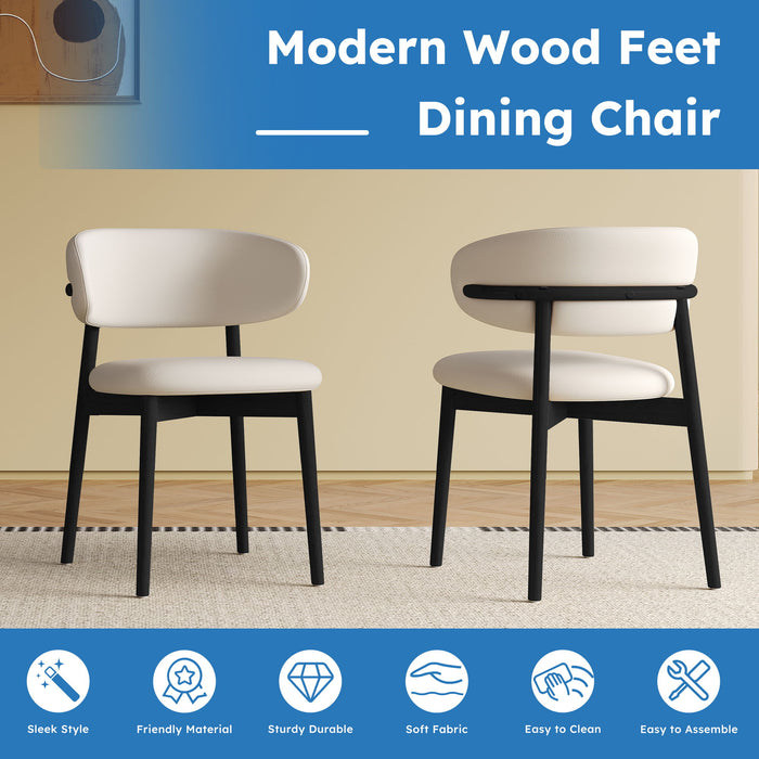 Mid-Century Modern Dining Chair (Set of 2)