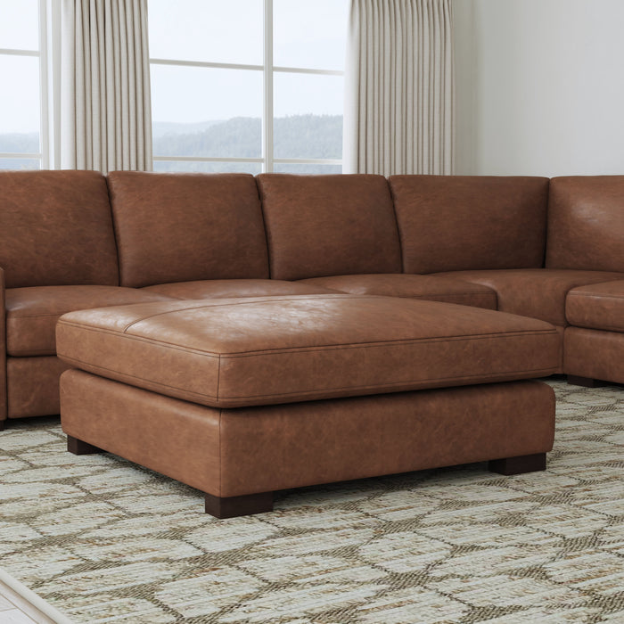 Endurance - Square Cocktail Ottoman - Chestnut