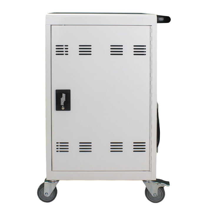 Mobile Charging Cart Station For Chromebook, Tablet And Laptop Computer With Power Strip Included