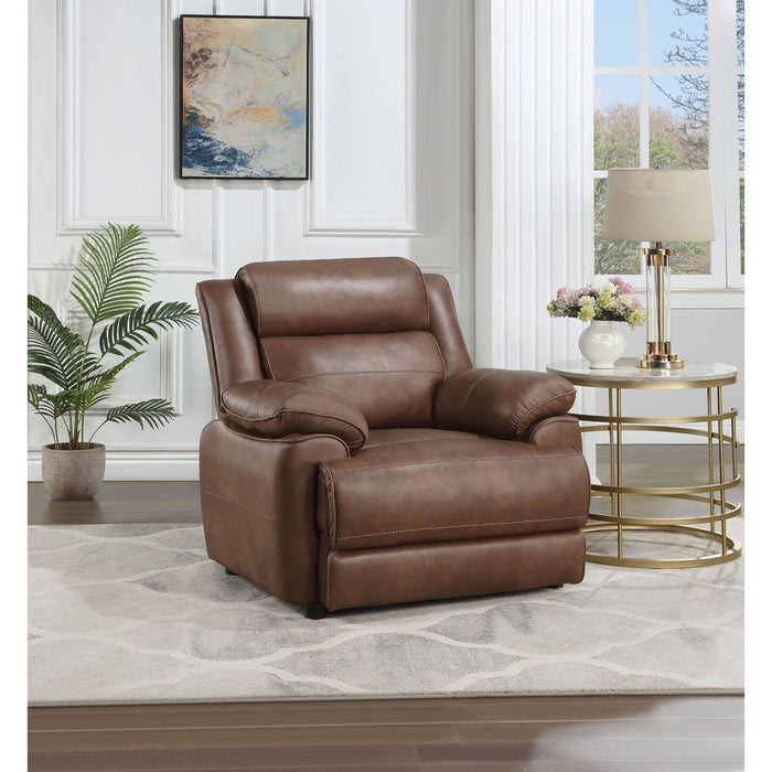 Worthington - Padded Arm Accent Chair - Dark Brown