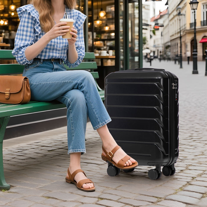 Spinner Luggage Set & Combination Lock