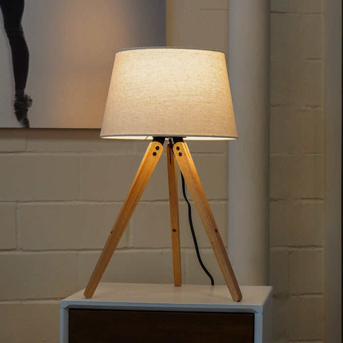 Decorative LED Desk Lamp, 3 Legged - Natural