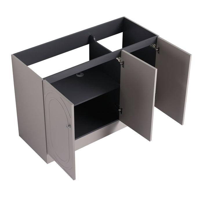 Modern Freestanding Bathroom Vanity With Soft Close Cabinet Doors