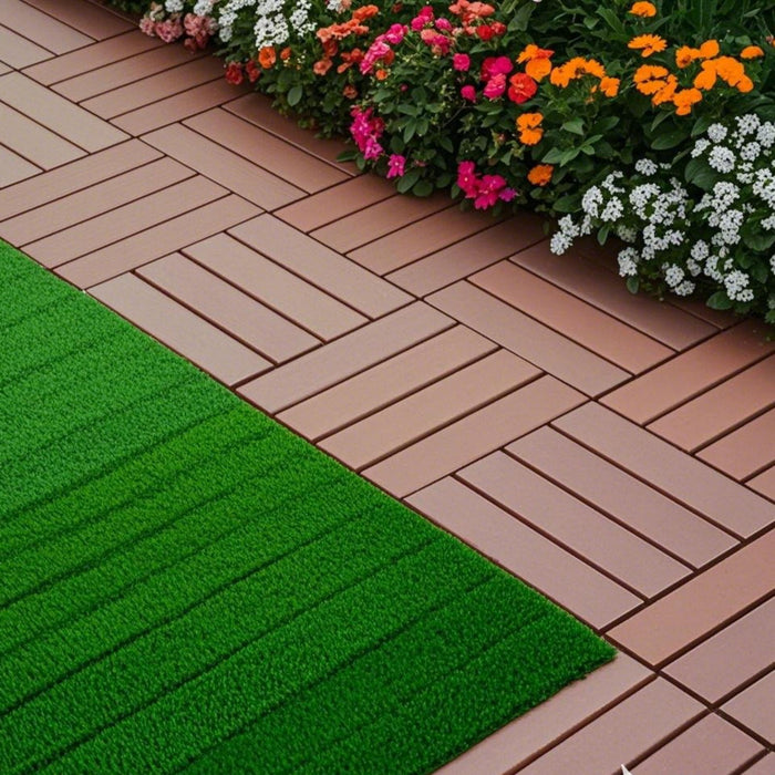 Interlocking Deck Tiles For Outdoor Patio