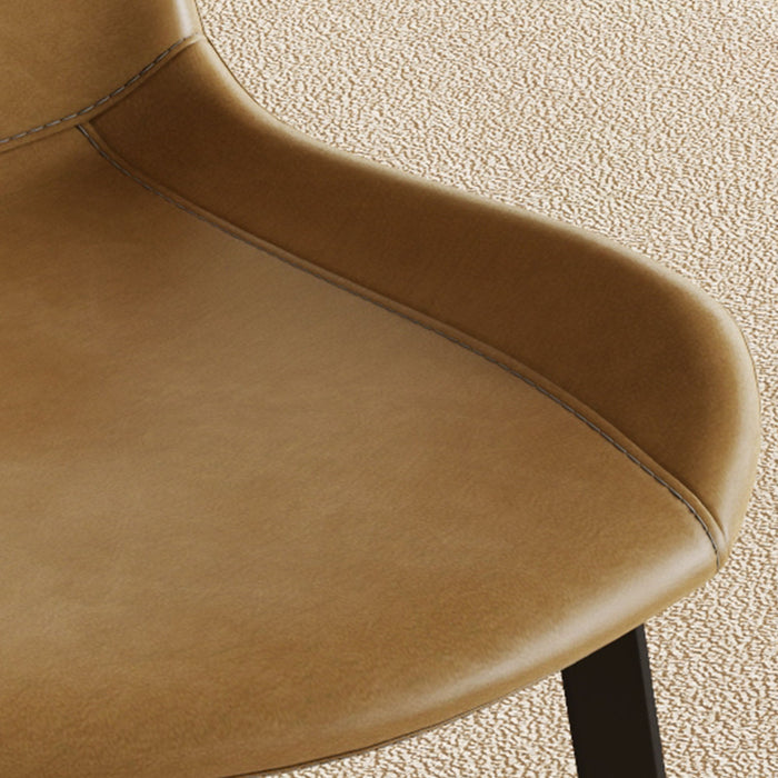 Modern Dining Chair With Carbon Steel Legs