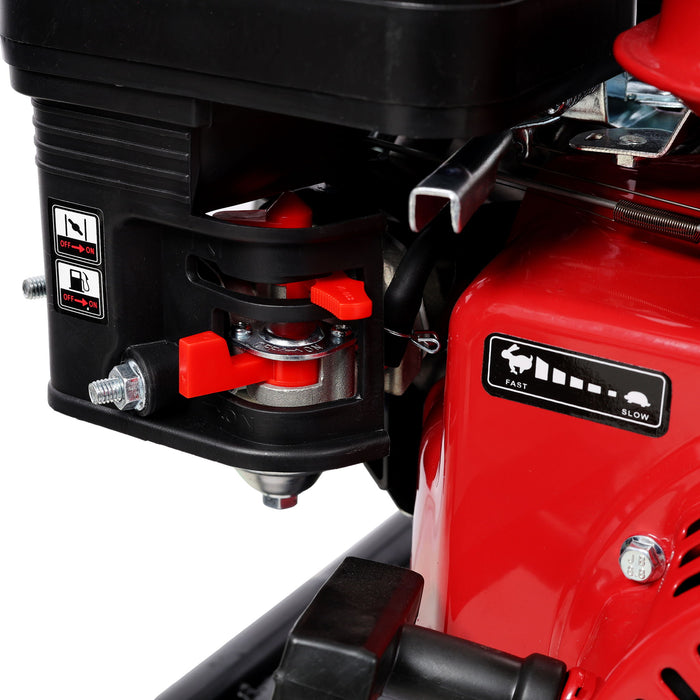 Gasoline Powered Water Pump 3" Inlet & Outlet, 264Gpm Flow, 7Hp Engine - Black / Red