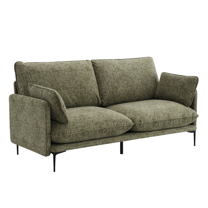 Dalton - Sofa With 2 Pillows - Green