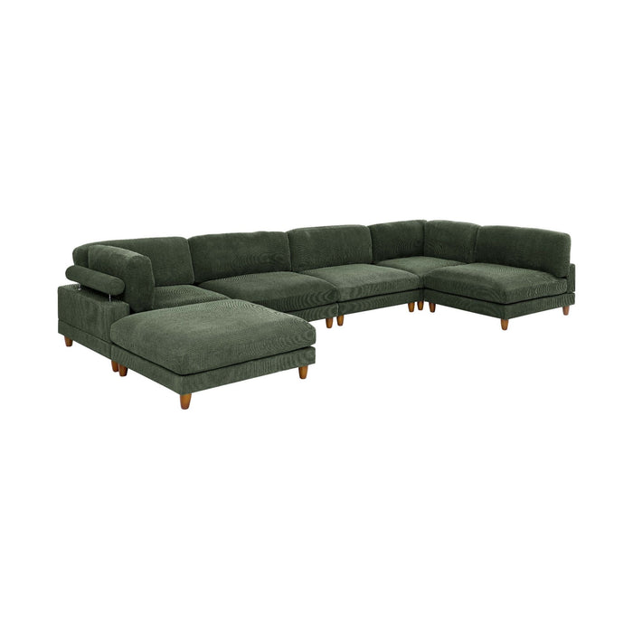 Modern Modular Sectional With Adjustable Back Support