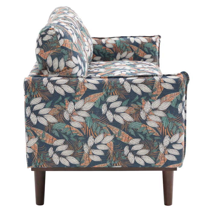 2 Seater Loveseat Sofa With Spacious Seating Area