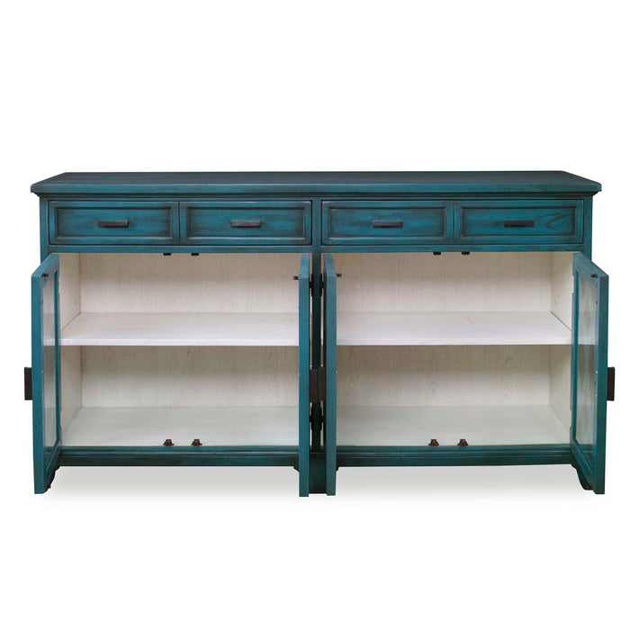 Oksana - Wooden Credenza - Green
