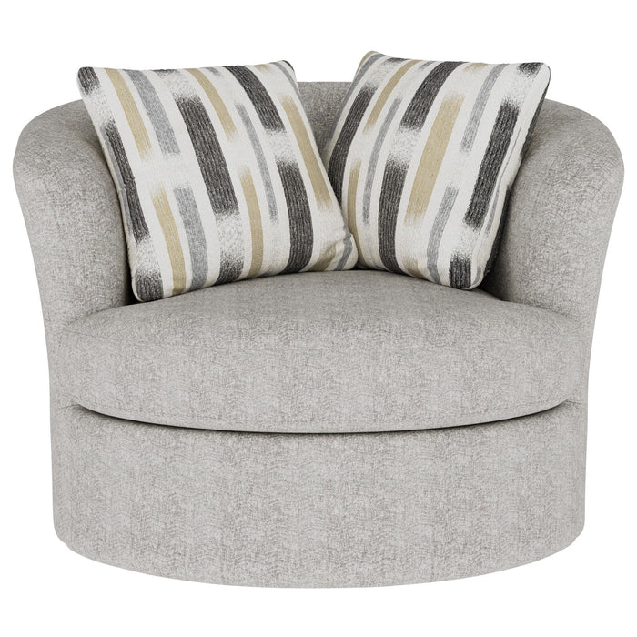 Myles - Swivel Chair - Overcast