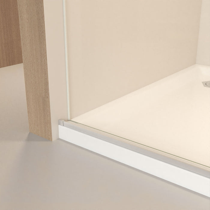 Frameless Sliding Bathtub Door With Frame