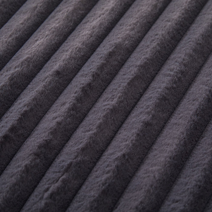 Upholstered Ottoman Coffee Table Foot Rest With Open Storage