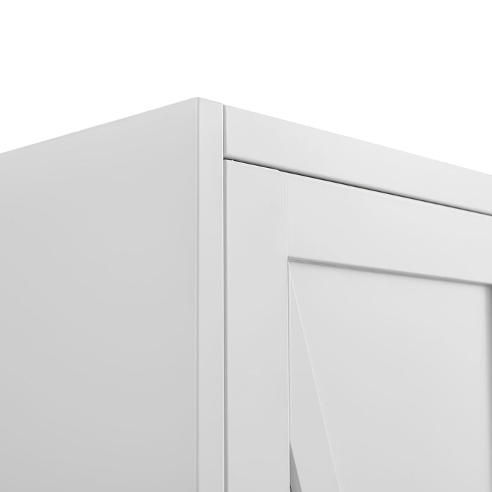 Adjustable 2 Door Storage Cabinet With Adjustable Shelves
