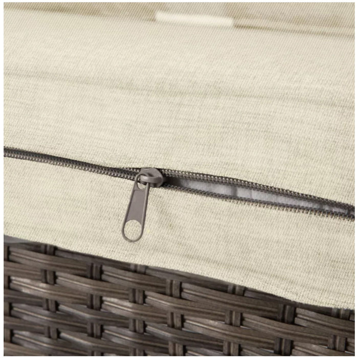 2 Piece Patio Set With Cushions & Coffee Table