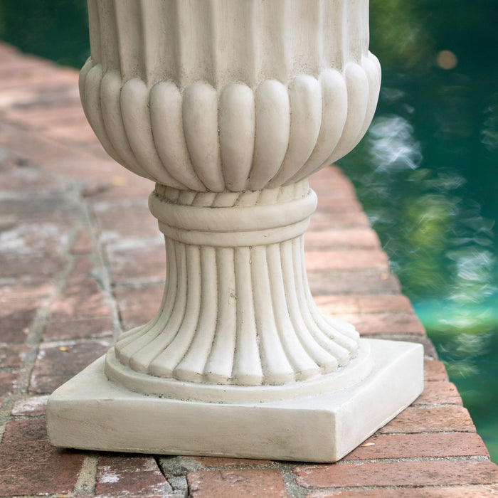 Classic Italian Urn Planter - Antique White
