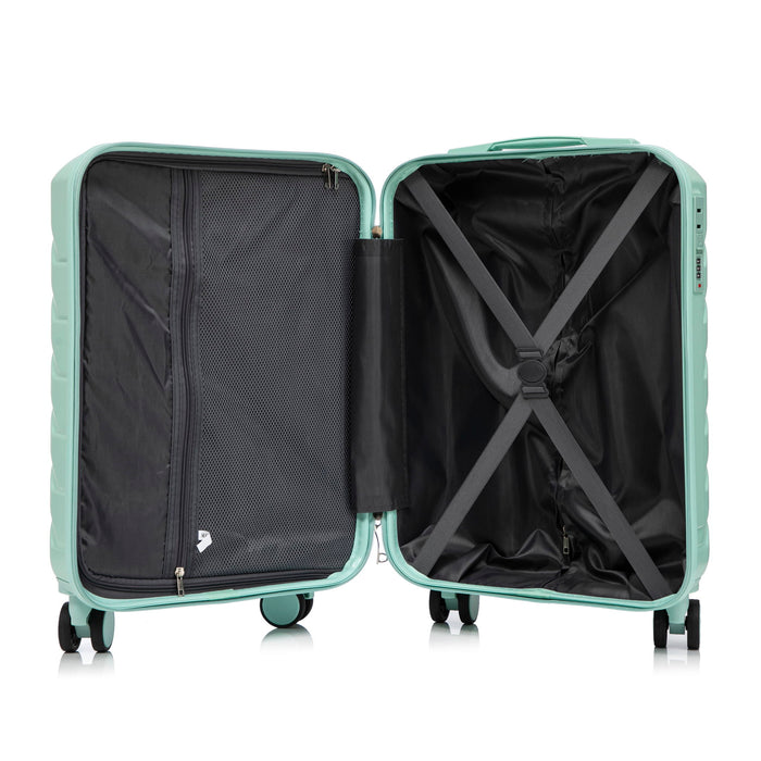 Hard Shell Travel Luggage With Scratch Resistant Surface