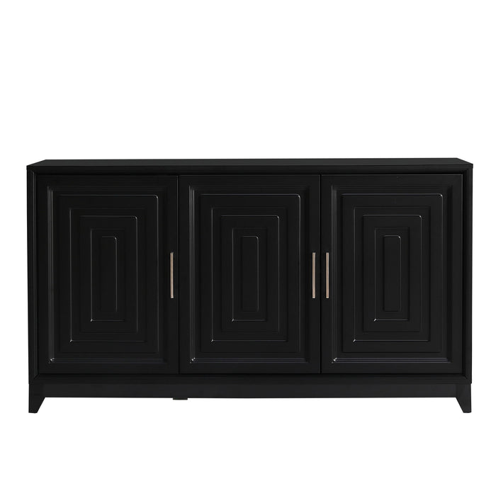 TV Stand, Media Console Cabinet With 2 Spacious Storage Space