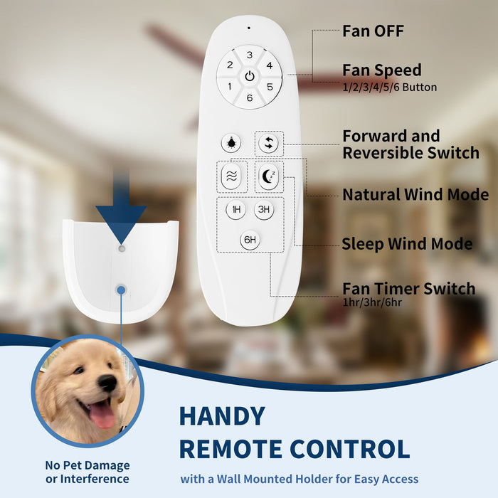 Low Profile Flush Mount Ceiling Fan Without Light