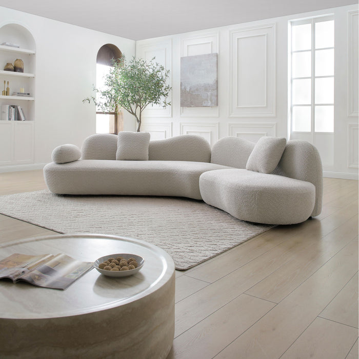 Modern Curved Modular 5 Seater Sofa