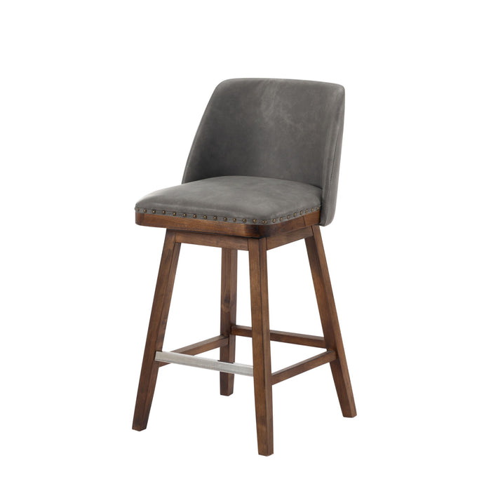 360° Swivel Bar Stool, Counter Height Kitchen Island Chair