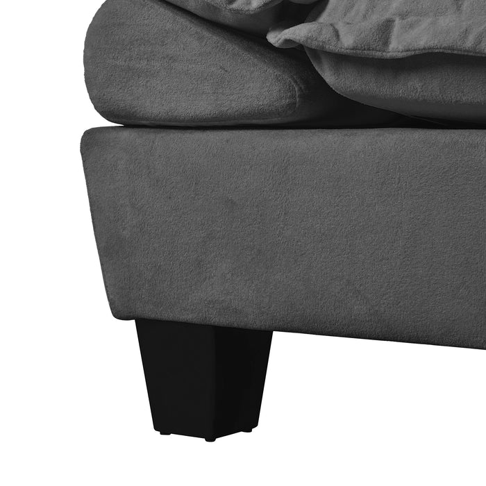 Modular Cloud Couch Sofa With Cup Holders & Storage, USB Port