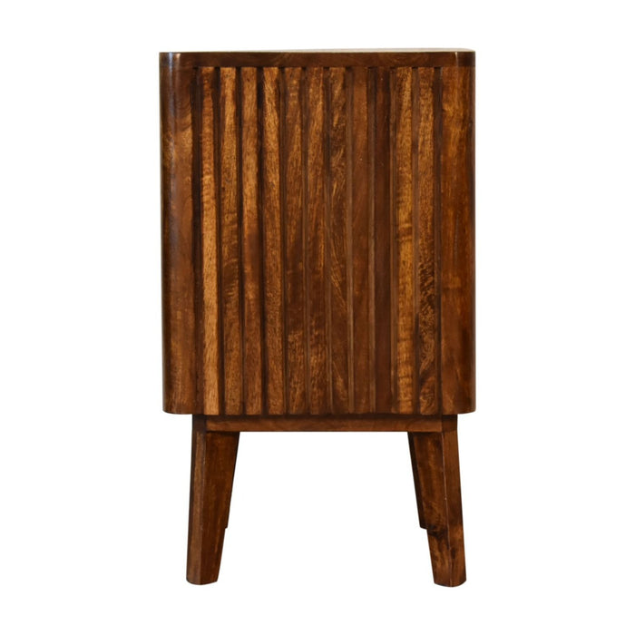 Reeve - Nightstand, 2 Drawers - Chestnut