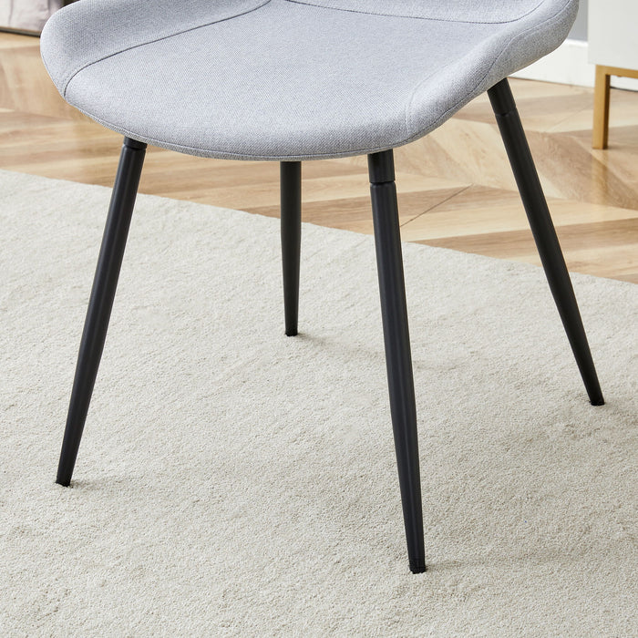 Modern Medieval Style Restaurant Cushioned Chairs With Suede Backrests