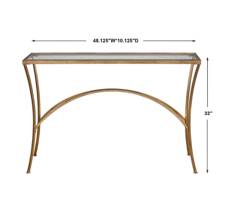 Alayna - Console Table - Gold