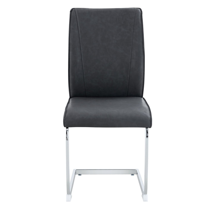 Luxury Simple Arch Chair, High Resilience With Metal Legs