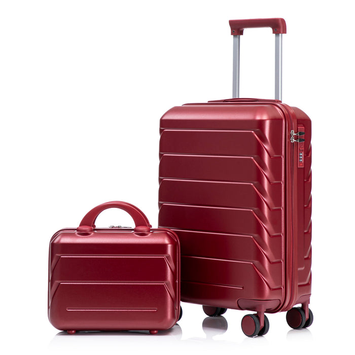 Spinner Luggage Set With Combination Lock