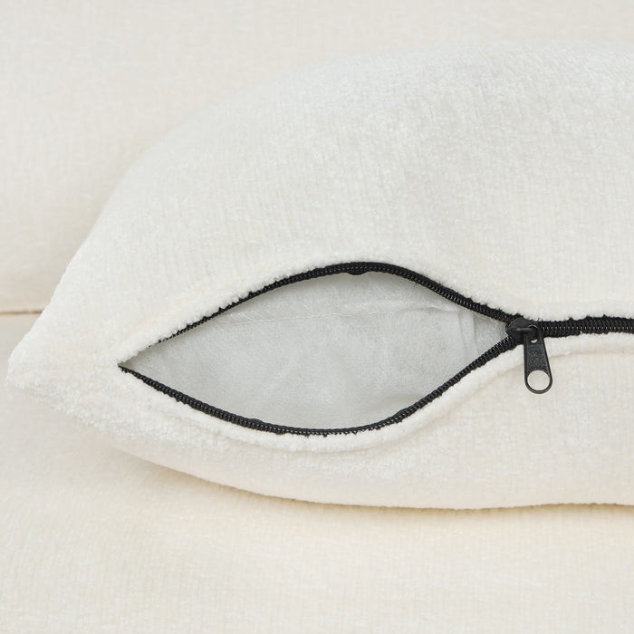 Contemporary L Shaped Convertible Sofa Bed With Pull Out Bed, Cup Holders, And Storage