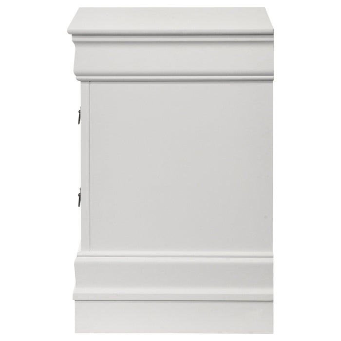 2 Drawer Nightstand - White