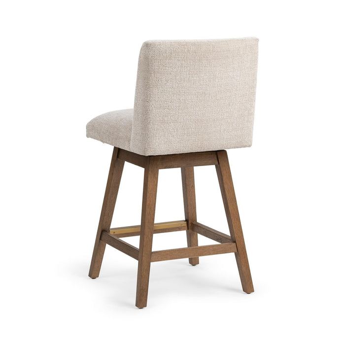 Ava - Swivel Counter Stool - Vanilla Oat