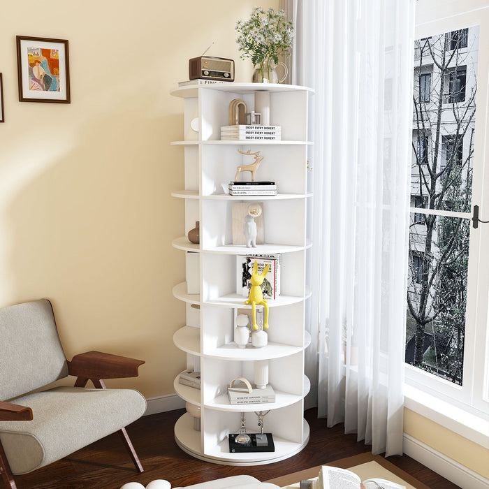 Rotating Shoe Rack Tower