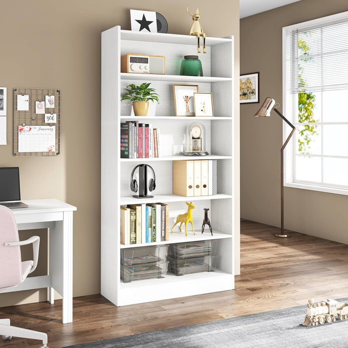 Library Bookshelf With Storage For Living Room