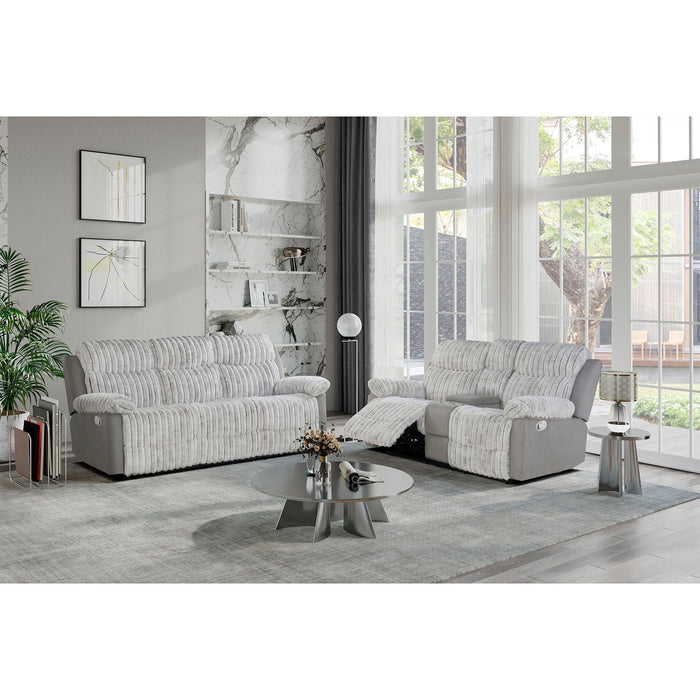 Bruni - Console Reclining Loveseat With Manual Recline