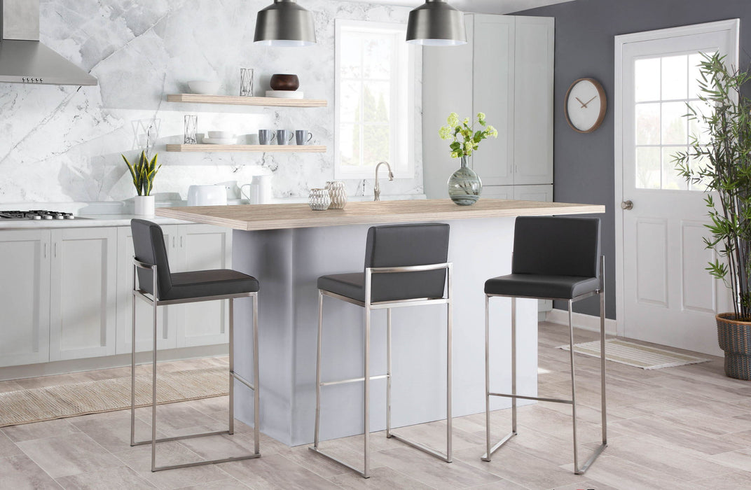 Fuji - Contemporary And Modern Elegance High Back Barstool