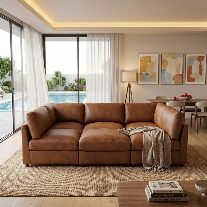 Modular Sectional With Custom Configuration