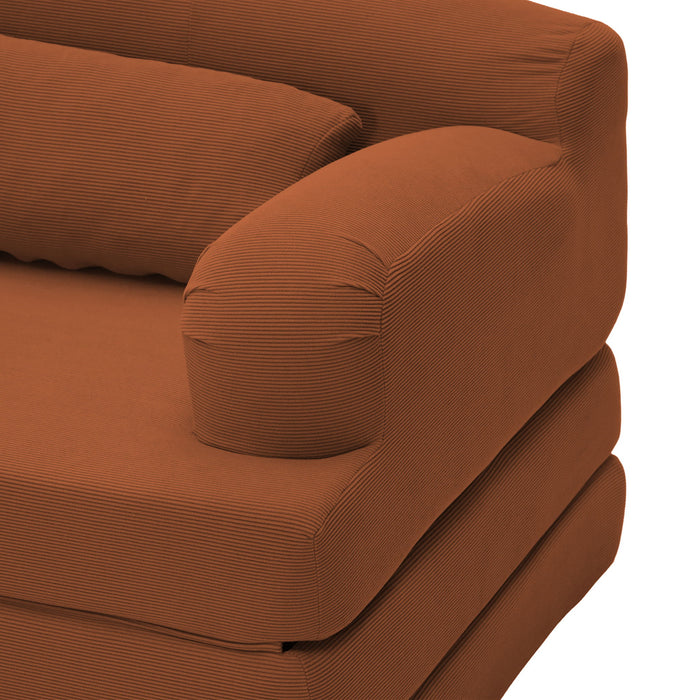 2 Seater Sofa Bed, Compact Foldable Floor Couch