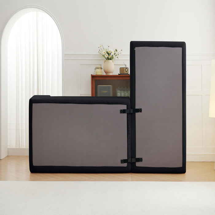 Modular Cloud Sectional Couch With L Shape Chaise, Deep Seat